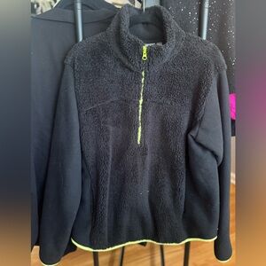 #021: NWT Zella Sherpa & Fleece Mixed Media 3/4 Zip
